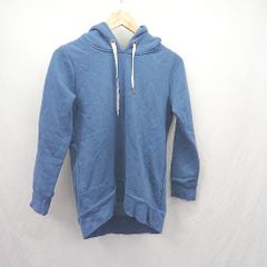 ◇ ⊇ URBAN RESEARCH ROSSO ロッソ 裏起毛 長袖 フーディ サイズF ブルー レディース E  【1503310000030】