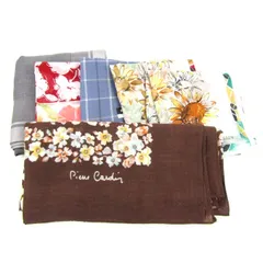 ピエールカルダン/ピエールバルマン ハンカチ 6点セット 未使用有 ブランド まとめて 大量 小物 メンズ 【中古】