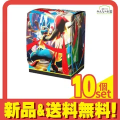 ポケモンカードゲーム デッキケース メガルカリオ 90枚～ 180枚収納 10個セット まとめ売り