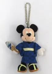 【中古】ぬいぐるみマスコット・ぬいぐるみバッジ ミッキーマウス(浴衣) プラッシュキーチェーン 「ディズニー」