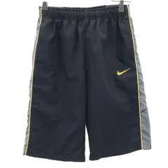 ナイキ トレーニング ショートパンツ 150-160 ブラック系 NIKE キッズ 古着 【240413】