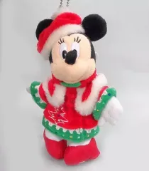 【中古】ぬいぐるみ ミニーマウス(ディズニー・サンタヴィレッジ・パレード) ぬいぐるみバッジ 「クリスマス・ファンタジー2011」 東京ディズニーランド限定 