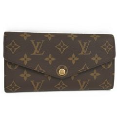 LOUIS VUITTON ポルトフォイユ サラ 二つ折り長財布 モノグラム フューシャ ブラウン M62234