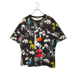 DIOR HOMME ディオール オム 18SS 総柄 半袖 Tシャツ 863J621B0506 XL ブラック/マルチ