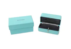 ティファニー　ピアス　ケース　ティファニーブルー　BOX　ボックス　空箱　横型