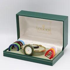 稼働　グッチ　チェンジベゼル　11個付　希少　希少 希少 稼働品 GUCCI チェンジベゼル 11/12.2 6色 腕時計 - メルカリ