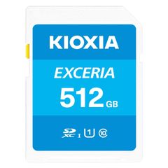 【迅速発送】KIOXIA(キオクシア) 旧東芝メモリ SDカード 512GB SDXC UHS-I Class10 読出速度100MB/s 日本製 国内正規品 メーカー保証5年 KLNEA512G