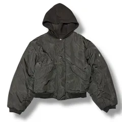 NO/FAITH STUDIOS ボンバージャケット グレー/グリーン NO/FAITH STUDIOS ボンバージャケット グレー/グリーン