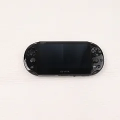 (本体) PlayStation Vita(プレイステーション ヴィータ) Wi-Fiモデル ブラック SCE(PCH-2000ZA11)