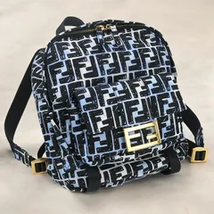 フェンディ FENDI リュック レディース 8BZ048 ADBD FF プリント バゲット バックパックのサムネイル