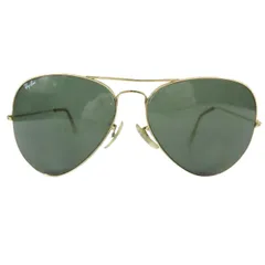 ヴィンテージ レイバン Vintage RAY BAN USA製 B&L ボシュロム サングラス アビエーター ティアドロップ L2846 XPBJ サイズ62□14 OLD オールド ビンテージ アイウェア グリーン ゴールド メンズ レディース EKK2