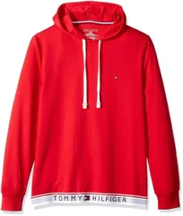 新品 トミーヒルフィガー フードパーカー レッド