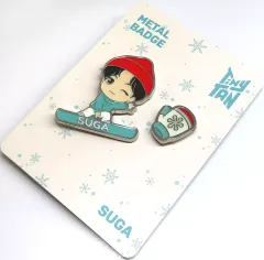 【中古】バッジ・ピンズ シュガ(BTS/防弾少年団) メタルバッジ 「TinyTAN Holiday 2021」
