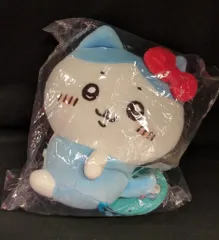 グレイ・パーカー・サービス ぬいぐるみS ちいかわ×サンリオキャラクターズ ハチワレ・ハローキティ