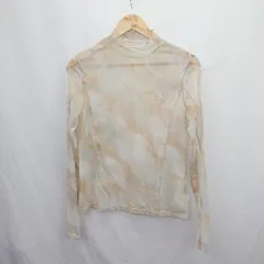 ◇ ⊂ SENSE OF PLACE シアー 長袖 カットソー サイズＯＮＥ ベージュ系 レディース E  【1506110007971】