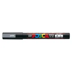 三菱鉛筆 ユニ ポスカ 細字 銀 PC-3M.26