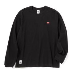 チャムス/CHUMS　Booby Logo Brushed L/S T-Shirt　XXL 黒/black　CH01-2304