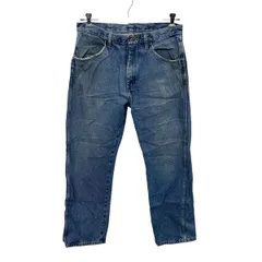 RUSTLER デニムパンツ W34 ブルー ラスラー ジップアップ メキシコ製 カジュアル アメカジ ジーンズ 古着卸 アメリカ仕入 2506-616