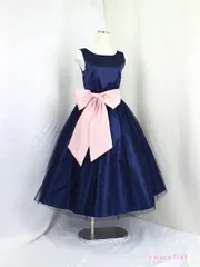 新品未使用　ゆめりすと ドレス オーロラ 150サイズ  ネイビー ゆめりすと ドレス オーロラ ネイビー