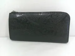 チェルシ〜ALZUNI アルズニ　ブラック 花柄 長財布　箱無し alzuni_7109-x003