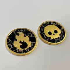 No.122 金属製どくやけどマーカー ブラック（状態異常マーカー）TCG Poison/Burn Markers Set Black Colorのサムネイル