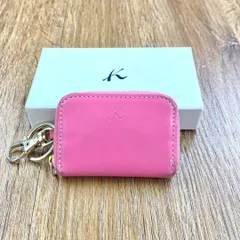 【送料無料】【本物】美品★Kitamura★キタムラ★コインケース★小銭入れ★財布★ZH0078★革★カーフ★ネイビー★紺★メンズレディース★