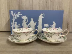 WEDGWOOD  ウェッジウッド カップ＆ソーサー  2客セット  スウィートプラム  ペア  洋食器  箱有り