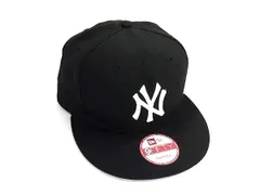 NEWERA ニューエラ ニューヨークヤンキース ウール100％  ベースボールキャップ キャップ 帽子 ブラック系 DK0858