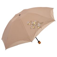 シノワズリーモダン レモン刺繍ミニ折りたたみ晴雨兼用日傘