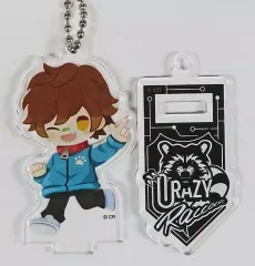 【中古】キーホルダー Wokka 2wayアクリルスタンド＆キーホルダー 「DMMスクラッチ! Crazy Raccoon スクラッチ第一弾」 C-4賞