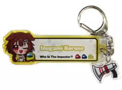 【中古】雑貨 戌神ころね Emergency Meetingキーホルダー 「Among Us×バーチャルYouTuber ホロライブ」