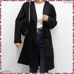 30代40代 ベーシックテーラードコート 軽いコート無地軽量 きれいめコート大人 通勤通学コート女性 チェスターコート 微起毛膝丈コート 体のサムネイル