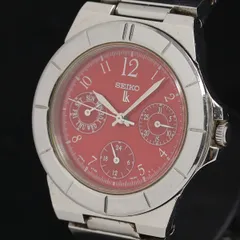 SEIKO 機械式時計 シルバー文字盤 赤バンド　セイコールキア 2025年最新】ルキア 赤文字盤の人気アイテム - メルカリ
