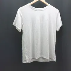 ◇ RANDEBOO ラウンドネック シンプル ロゴ刺繍 半袖 Tシャツ サイズＦ ホワイト レディース （メンズ） E  【1307260048650】