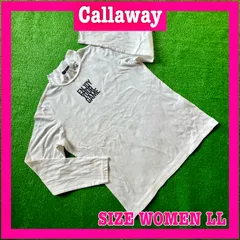 Callaway キャロウェイ 長袖 コットン ストレッチ モックネック ゴルフシャツ LL