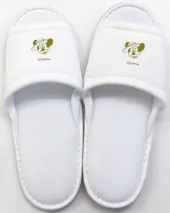 【中古】ルームシューズ・室内履き ミッキー(ハット) 大人用スリッパ 「ディズニー」 東京ディズニーランドホテルアメニティグッズ