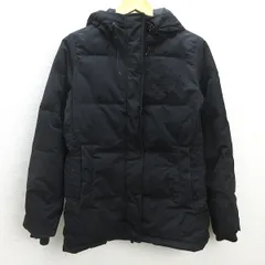 H■ファーストダウン/FIRST DOWN 194-3507 ウィメンズ フーディダウンジャケット【M】黒/LADIES■75【中古】