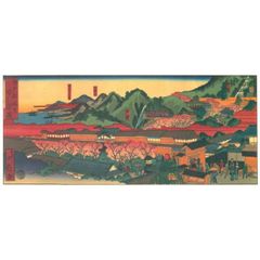 梅原龍三郎、【紫禁城】、希少な大判額装用画集より、美品、日本人画家