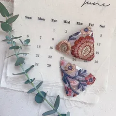 インド刺繍パッチンピン？