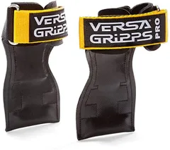 Versa Gripps PRO パワーグリップ 筋力トレーニング・リストラップ(Gold/ゴールド,  R/L:18.1-20.5cm)