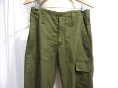 イギリス軍 実物放出品 ファティーグパンツ 表記W80L72 実寸W66～78cm L70～71cm ベイカーパンツ ブリティッシュアーミー ビンテージ 04