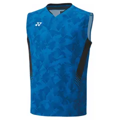 YONEX(ヨネックス) メンズゲームシャツ（ノースリーブ） テニス・バドミントン ウェア（メンズ） -10658、(002)ブルー