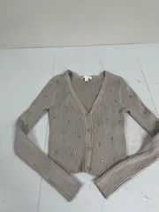 送料無料★H&M エイチアンドエム★ニット　Ｖネックカーディガン★ニットカーディガン★Mサイズ　#70818sj148