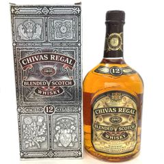 シーバスリーガル 12年 特級表示なし 旧旧ボトル 1000ml 43% ブレンデッド スコッチ Chivas Regal ウイスキー 洋酒 古酒 未開栓