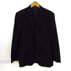 ダーバン テーラードジャケット スーツ上 ストライプ アウター メンズ AB6サイズ ブラック系 Durban 【中古】