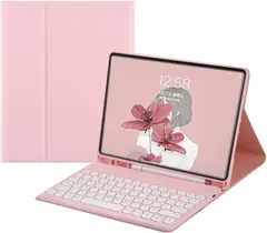 QIYIBOCASE For iPad Mini 7 2024 キーボードケース，For iPad Mini 6 2021 キーボードケース，分離式ワイヤレス Bluetoothキーボード，女性人気2024秋発売Mini 7/6世代8.3インチ かわいい キャ
