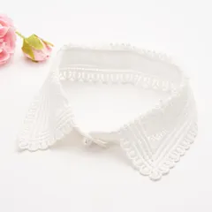 付け襟 レース 刺繍 レディース オシャレ お祝い 行事 キッズ ホワイト 白