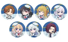 【中古】バッジ・ビンズ 全7種セット 「ようこそ実力至上主義の教室へ トレーディングミニキャラ缶バッジ マリンルック」