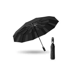 【在庫限り】日本メーカー [3秒でクイック収納] 日傘 ワンタッチ自動開閉 折り畳み傘 （ 晴雨兼用 ） 超撥水 大きい 形状記憶 折りたたみ傘 （ 頑丈 で 風に強い傘 ） メンズ レディス 自動開閉 折り畳み傘 軽量 折りたたみ傘 （ブラック）