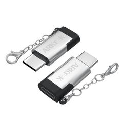 ライトニングから usb-c 2個セット 変換 急速充電 ライトニング 変換アダプター (メス) typec タイプc lightning (オス) ARKTEK 変換コネクタ(イヤホン対応不可、データ転送不可、充電対応のみ)